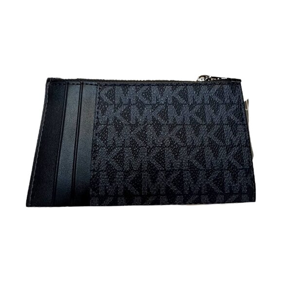 Michael Kors Greenwich Small Color-Block Signature Logo Crossbody Bag in a Navy - Picture 3 of 10